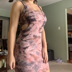 Women’s billabong designer tie dye bodycon dress